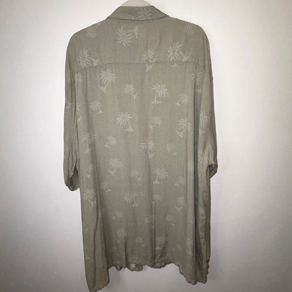 Pierre Cardin Palm Tree button down shirt - Picture 3 of 3